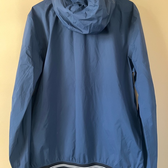 Rossignol Blue Windbreaker Jacket with High Collar and Relaxed Fit - Picture 5 of 13